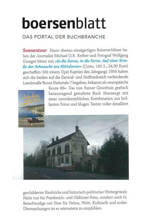 Buch: In die Sonne, in die Ferne